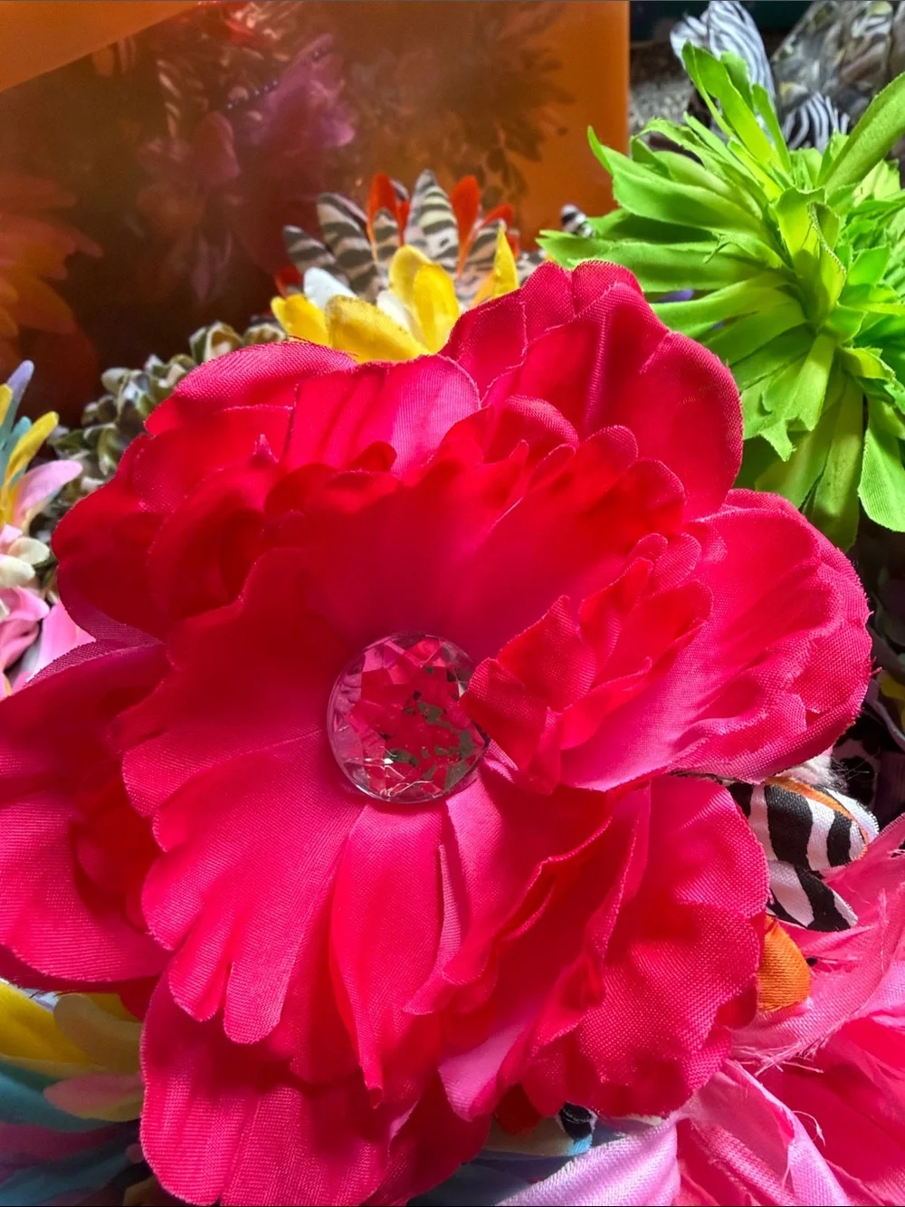Assorted Bright artificial flower for crafting